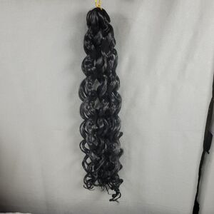 Gogo Curl Crochet Hair Synthetic Black Curly Wavy 14 Inch 7 Packs